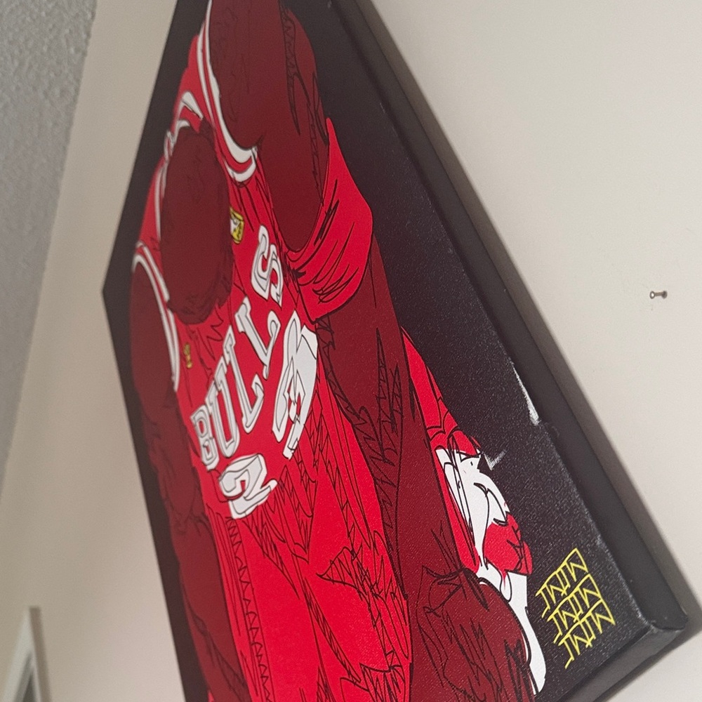 Michael Jordan 23 Basketball Canvas Art - Picture 4 of 4